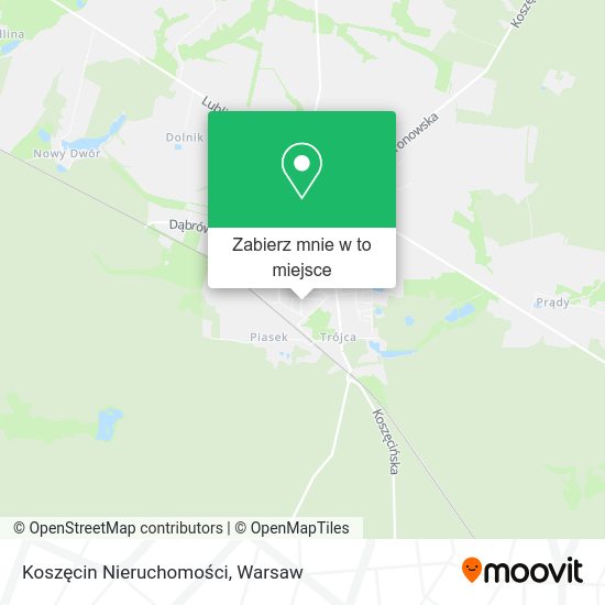 Mapa Koszęcin Nieruchomości