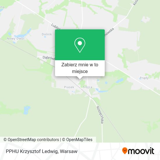 Mapa PPHU Krzysztof Ledwig