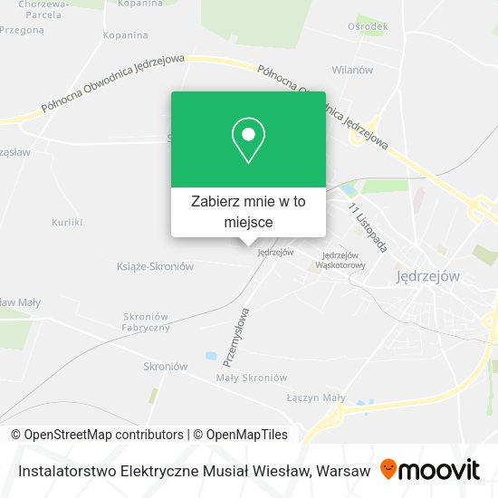 Mapa Instalatorstwo Elektryczne Musiał Wiesław