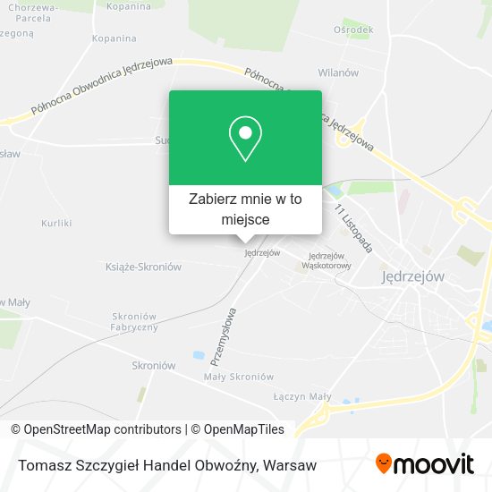 Mapa Tomasz Szczygieł Handel Obwoźny