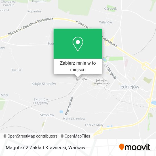 Mapa Magotex 2 Zakład Krawiecki