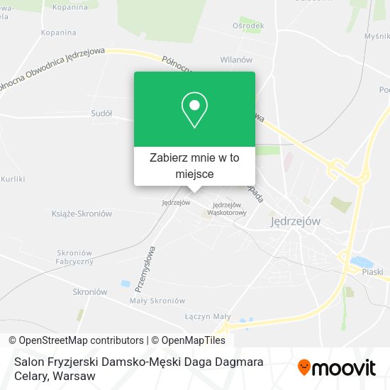 Mapa Salon Fryzjerski Damsko-Męski Daga Dagmara Celary