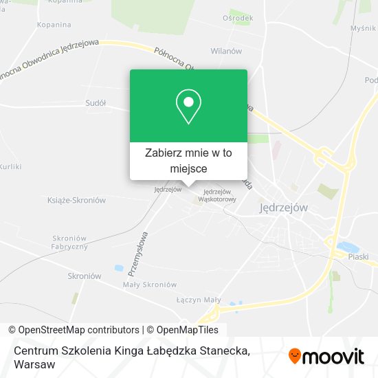 Mapa Centrum Szkolenia Kinga Łabędzka Stanecka