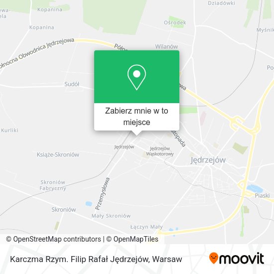 Mapa Karczma Rzym. Filip Rafał Jędrzejów