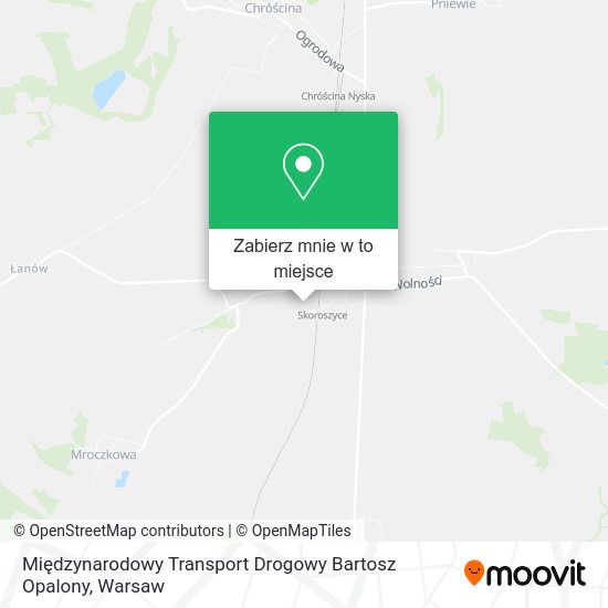 Mapa Międzynarodowy Transport Drogowy Bartosz Opalony