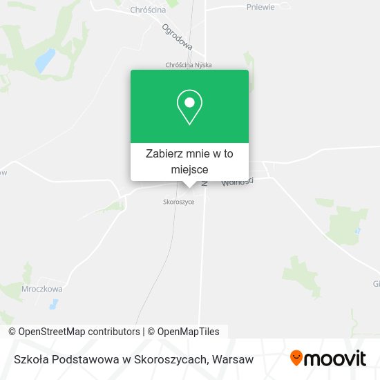 Mapa Szkoła Podstawowa w Skoroszycach