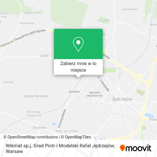 Mapa Wikmat sp.j. Grad Piotr i Modelski Rafał Jędrzejów