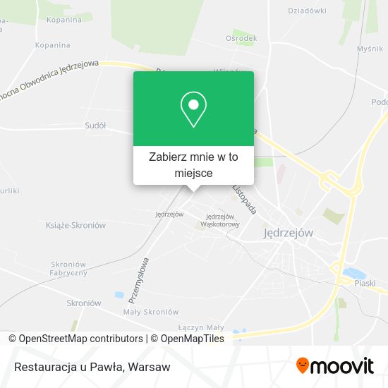 Mapa Restauracja u Pawła