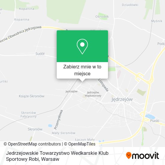 Mapa Jedrzejowskie Towarzystwo Wedkarskie Klub Sportowy Robi