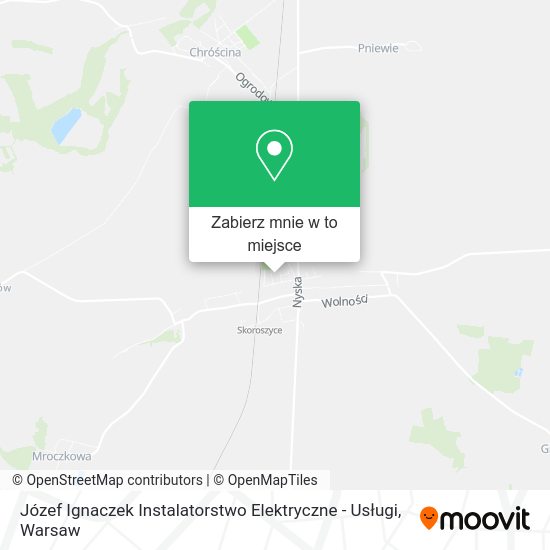 Mapa Józef Ignaczek Instalatorstwo Elektryczne - Usługi