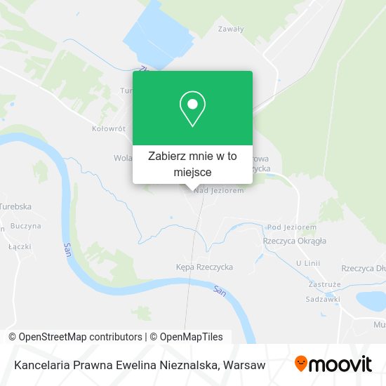 Mapa Kancelaria Prawna Ewelina Nieznalska