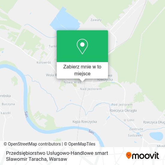 Mapa Przedsiębiorstwo Usługowo-Handlowe smart Sławomir Taracha