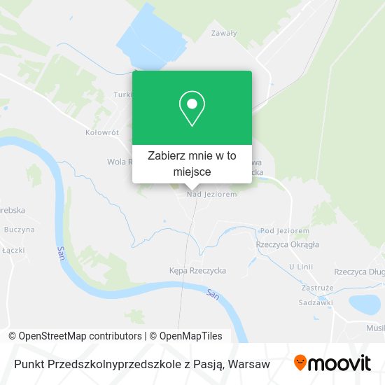 Mapa Punkt Przedszkolnyprzedszkole z Pasją