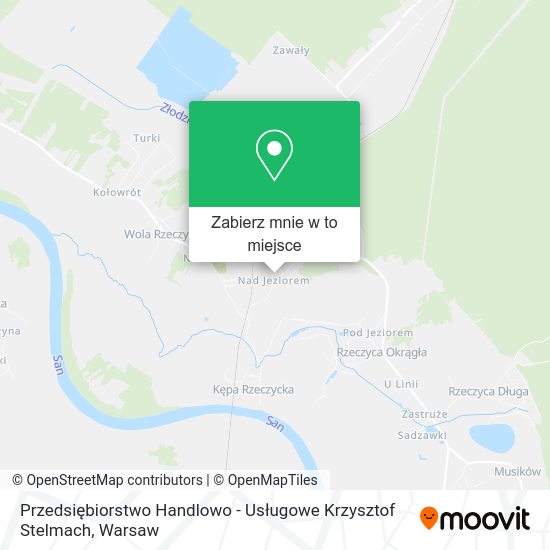 Mapa Przedsiębiorstwo Handlowo - Usługowe Krzysztof Stelmach