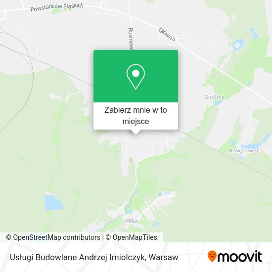 Mapa Usługi Budowlane Andrzej Imiolczyk