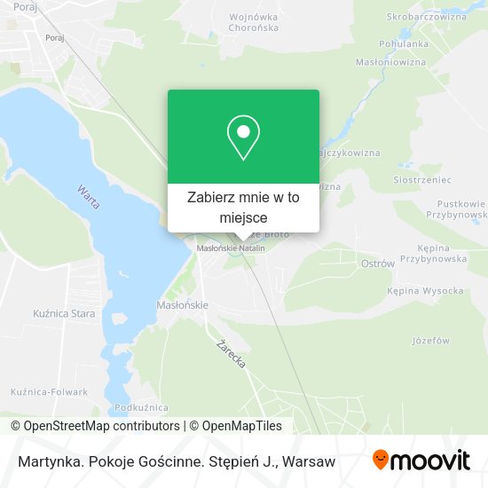 Mapa Martynka. Pokoje Gościnne. Stępień J.