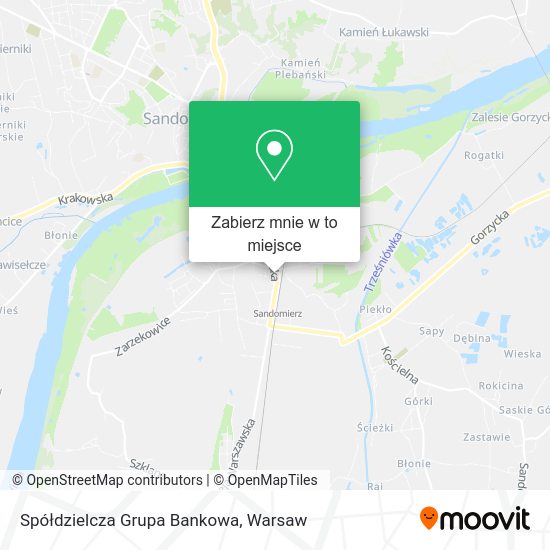 Mapa Spółdzielcza Grupa Bankowa