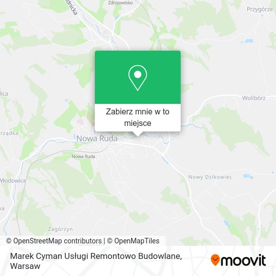 Mapa Marek Cyman Usługi Remontowo Budowlane