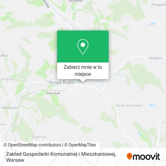 Mapa Zakład Gospodarki Komunalnej i Mieszkaniowej