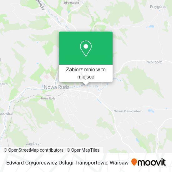 Mapa Edward Grygorcewicz Usługi Transportowe