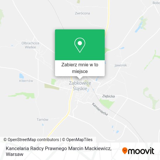 Mapa Kancelaria Radcy Prawnego Marcin Mackiewicz