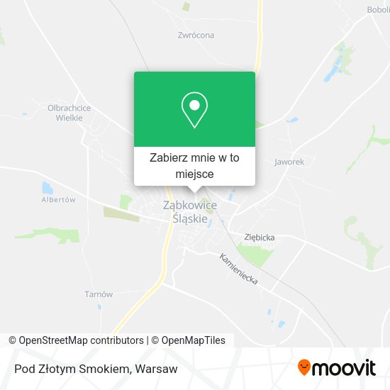 Mapa Pod Złotym Smokiem