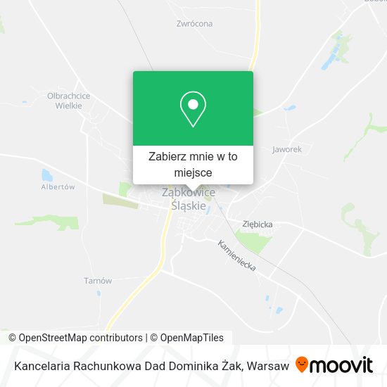 Mapa Kancelaria Rachunkowa Dad Dominika Żak