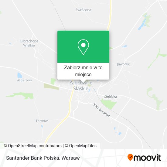 Mapa Santander Bank Polska