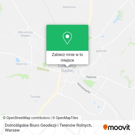 Mapa Dolnośląskie Biuro Geodezji i Terenów Rolnych