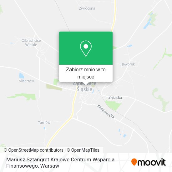 Mapa Mariusz Sztangret Krajowe Centrum Wsparcia Finansowego