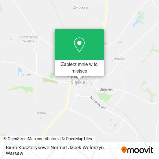 Mapa Biuro Kosztorysowe Normat Jacek Wołoszyn