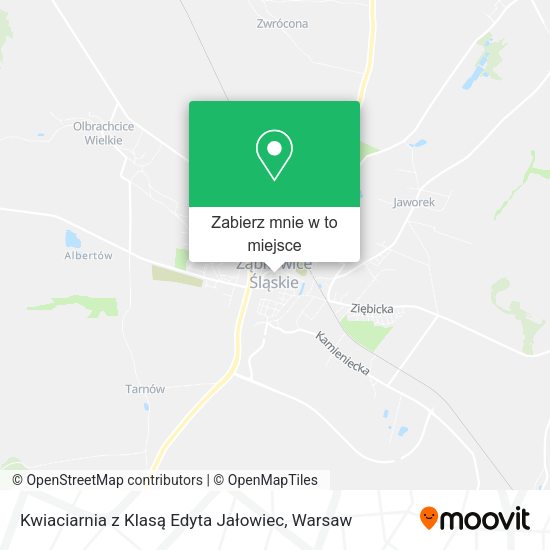 Mapa Kwiaciarnia z Klasą Edyta Jałowiec