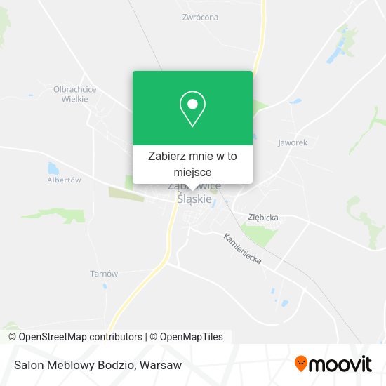 Mapa Salon Meblowy Bodzio