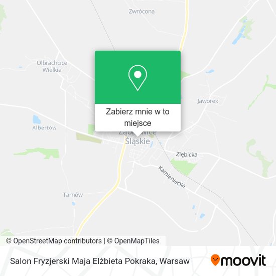 Mapa Salon Fryzjerski Maja Elżbieta Pokraka