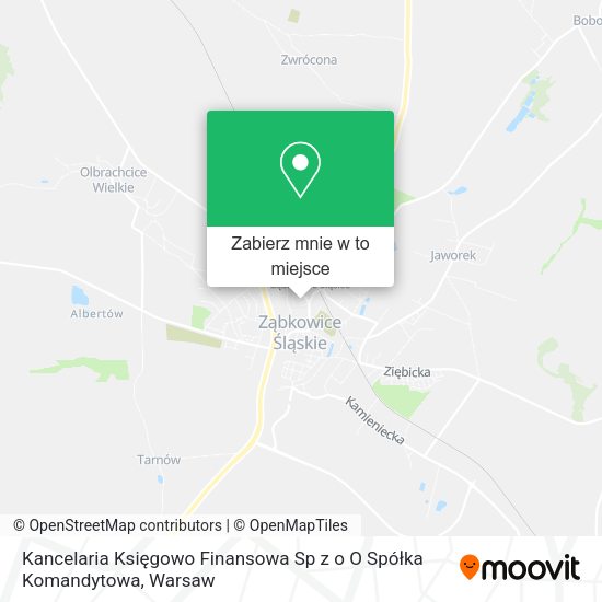 Mapa Kancelaria Księgowo Finansowa Sp z o O Spółka Komandytowa