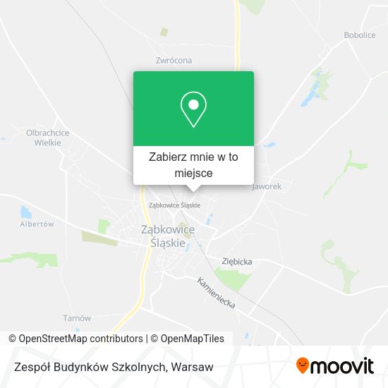 Mapa Zespół Budynków Szkolnych