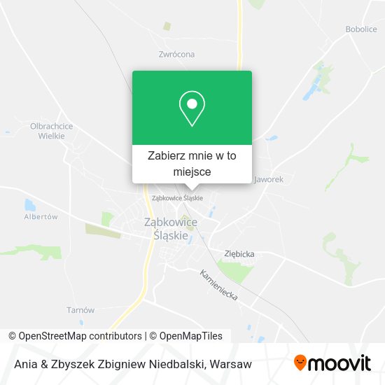 Mapa Ania & Zbyszek Zbigniew Niedbalski