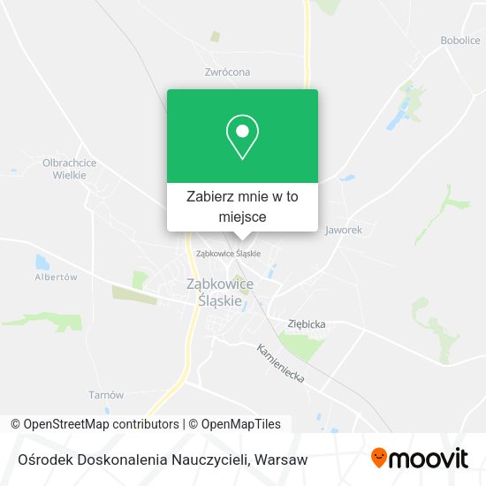 Mapa Ośrodek Doskonalenia Nauczycieli