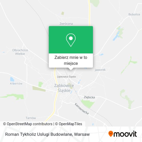 Mapa Roman Tykholiz Usługi Budowlane