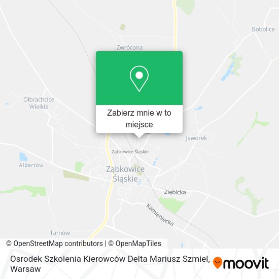 Mapa Osrodek Szkolenia Kierowców Delta Mariusz Szmiel