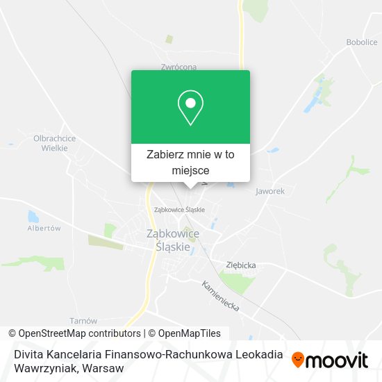 Mapa Divita Kancelaria Finansowo-Rachunkowa Leokadia Wawrzyniak