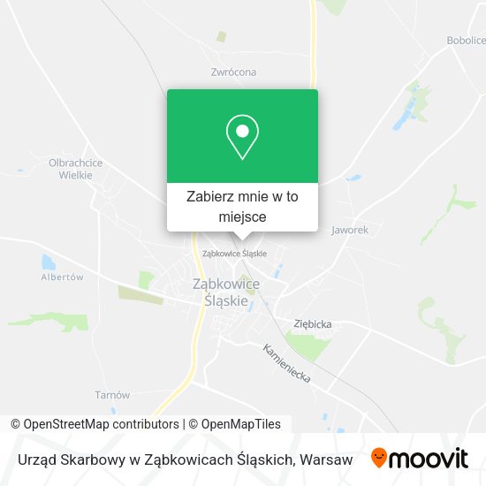 Mapa Urząd Skarbowy w Ząbkowicach Śląskich