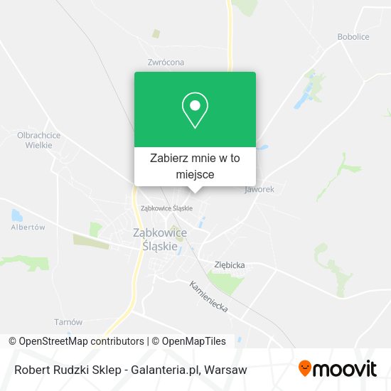 Mapa Robert Rudzki Sklep - Galanteria.pl