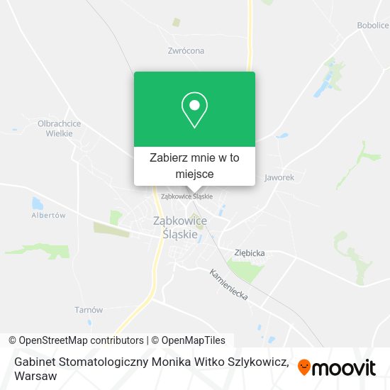 Mapa Gabinet Stomatologiczny Monika Witko Szlykowicz