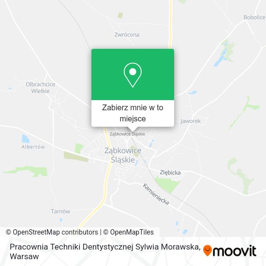 Mapa Pracownia Techniki Dentystycznej Sylwia Morawska