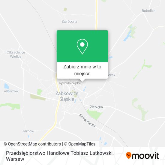 Mapa Przedsiębiorstwo Handlowe Tobiasz Latkowski