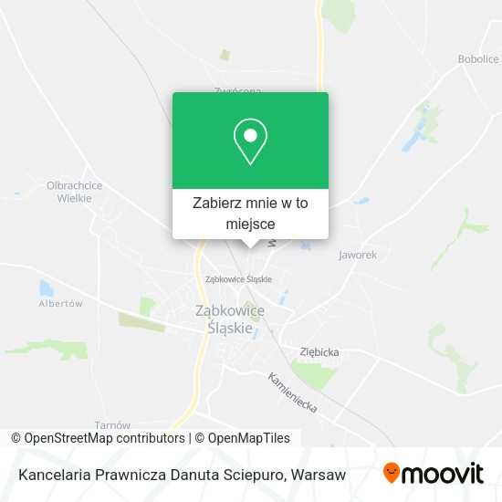 Mapa Kancelaria Prawnicza Danuta Sciepuro