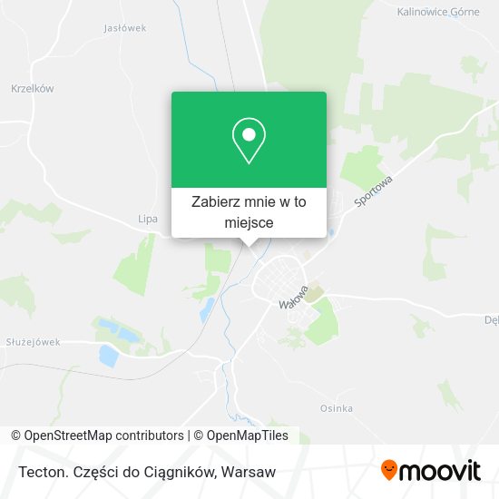 Mapa Tecton. Części do Ciągników