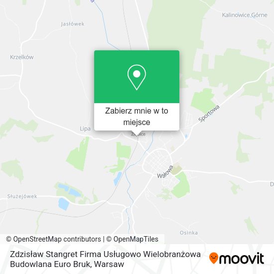 Mapa Zdzisław Stangret Firma Usługowo Wielobranżowa Budowlana Euro Bruk