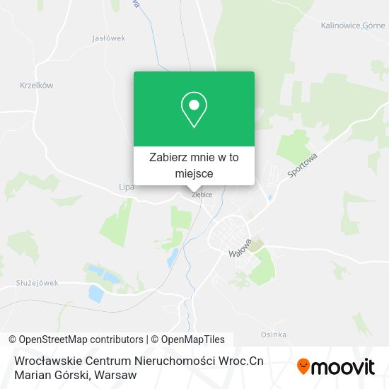 Mapa Wrocławskie Centrum Nieruchomości Wroc.Cn Marian Górski